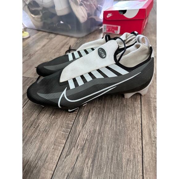 Nike Men\'s Black & Gray Vapor Edge Pro 360 Football Cleats Shoes Size 14 main image 5